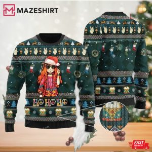Hippie Lovers Christmas Gift Ugly Sweater Hippie Lovers Christmas Gift Ugly Sweater