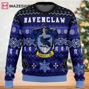 Harry Potter Ravenclaw House Ugly Sweater Harry Potter Ravenclaw House Ugly Sweater