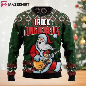 I Rock Jingle Bells Christmas Ugly Sweater