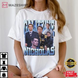 Nicholas Galitzine Prince Henry Red White Royal Blue T Shirt (