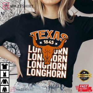 Texas Longhorn 1845 Vintage Western T Shirt (3)