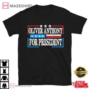 Oliver Anthony For President 2024 T Shirt (1)