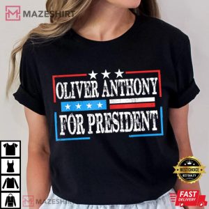 Oliver Anthony For President 2024 T Shirt (3)
