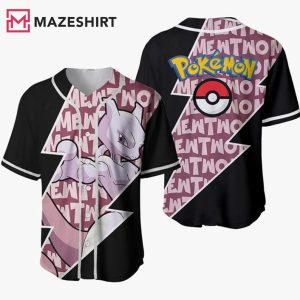 Mewtwo Pokemon Baseball Jersey