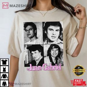 Juan Gabriel Young Photo Grid T Shirt (3)