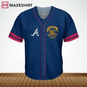 Atlanta Braves Harry Potter Hogwarts Baseball Jersey (1)