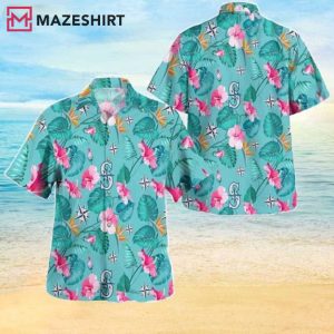 Seattle Mariners Floral Hawaiian Shirt (3)