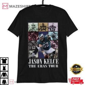 Jason Kelce Philadelphia Eagles The Eras Tour T Shirt (3)