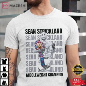 Sean Strickland Middleweight MMA Champion T Shirt (2)