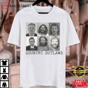 Country Outlaws Mugshot Criminal T Shirt (3)
