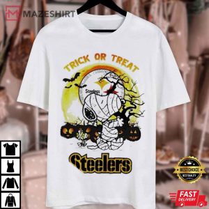 Pittsburgh Steelers Mummy Snoopy Trick Of Treat Halloween T Shirt (3)