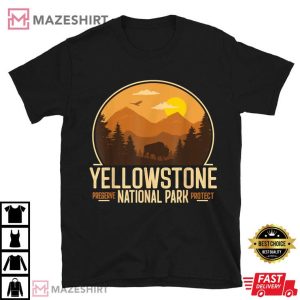Yellowstone National Park Tee Adventure T Shirt (1)
