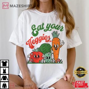 Eat Your Veggies Vegetarian T Shirt (2)