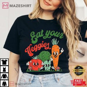 Eat Your Veggies Vegetarian T Shirt (3)