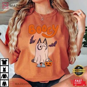 Bluey Booey Halloween Spooky Season T Shirt (1)