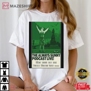 The Always Sunny Show Podcast Tour 2023 Concert T Shirt (2)