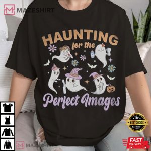 Sonographer Ghosts Halloween T Shirt (1)