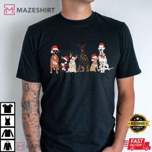 Dog Lover Xmas Gift T Shirt (2)