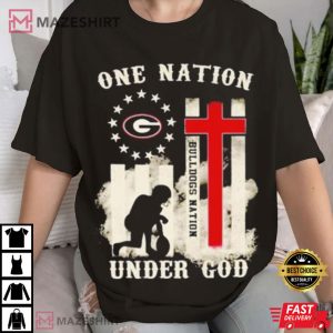 Georgia Bulldogs One Nation Under God T Shirt (2)