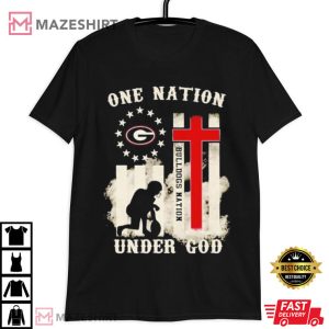 Georgia Bulldogs One Nation Under God T Shirt (3)