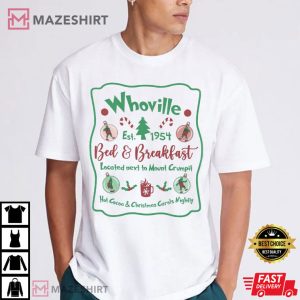 Christmas Sweatshirt Ville Bed Breakfast T Shirt (1)