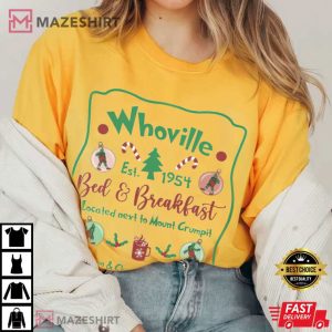 Christmas Sweatshirt Ville Bed Breakfast T Shirt (3)