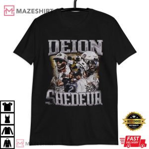 Deion Sanders Shedeur Sanders Colorado Football T Shirt (3)
