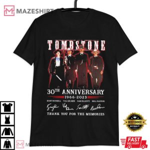Tombstone 30th Anniversary 1966 2023 Signatures T Shirt (3)