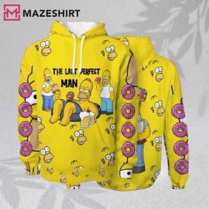 Homer Simpson The Last Perfect Man 3D Hoodie