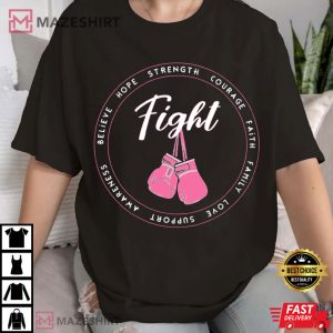Breast Cancer Survivor Pink Ribbon T Shirt (1)