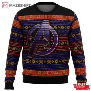 Avengers Logo Christmas Ugly Sweater