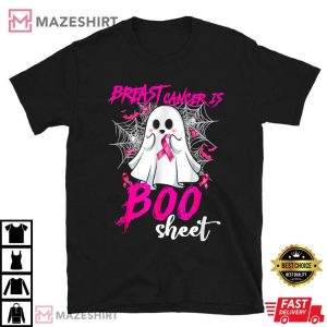 Breast Cancer Is Boo Sheet Halloween T Shirt (2)