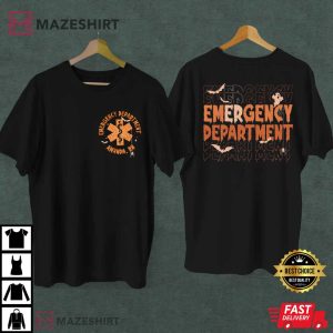 Nurse Emergency Department Halloween T Shirt (2)
