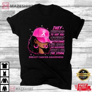 I'm The Storm Breast Cancer Survivor Pink Ribbon T Shirt (1)