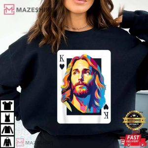 Jesus King Card Christian T Shirt