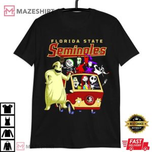 Nightmare Before Christmas Florida State Seminoles T Shirt 1