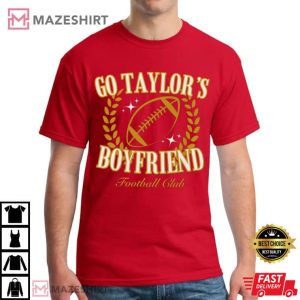 Go Taylor's Boyfriend Football Club T Shirt 2(1)