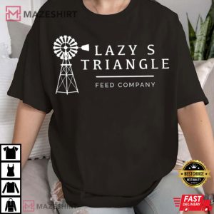 Lazy S Triangle Feed Company T Shirt (1)