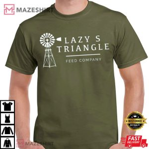 Lazy S Triangle Feed Company T Shirt (3)