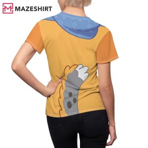 Bluey Australian Shepherd Dog Cartoon 3D Shirt (3)