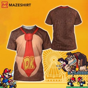 Donkey Kong Super Mario Full Over Print 3D Shirt