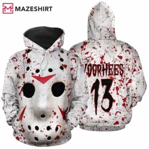Voorhees 13th Friday 3D Hoodie