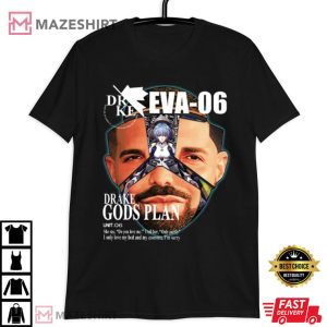 Drake Evangelion Eva 06 Drake Gods Plan T Shirt (3)