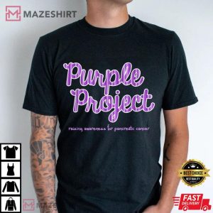 Purple Project Raising Awareness For Pancreatic Cancer T Shirt (2)