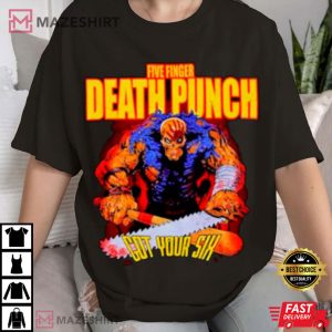Five Finger Death Punch Album Cover T Shirt (2)