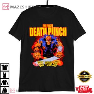 Five Finger Death Punch Album Cover T Shirt (3)