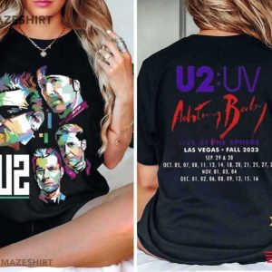 U2 Band Achtung Baby Live At Sphere 2023 T Shirt (1)