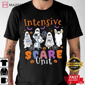 Halloween ICU Nurse Intensive Scare Unit T Shirt (1)
