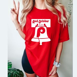 Red October Philly Philadelphia Ring The Bell T Shirt (2)