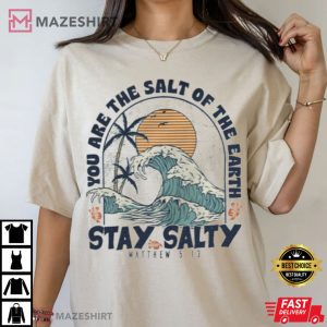 Jesus Stay Salty Bible Verse T Shirt (3)
